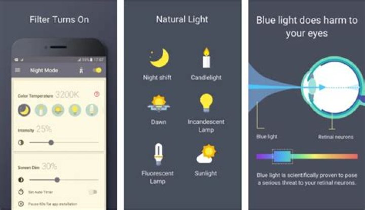 4 Blue Light Filter Apps for Android?