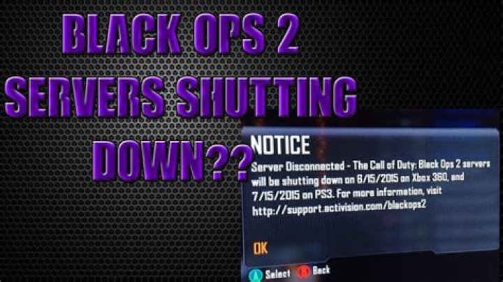 Are Black Ops 2 Servers Down Check Black Ops 2 Server Status, Maintenance, Problems And Outages