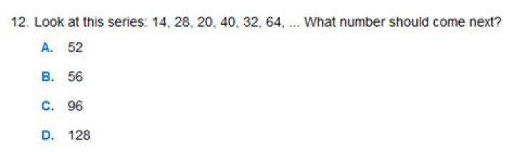 Brain Teaser: Complete this Number Puzzle 14, 28, 20, 40, 32, 64, ?