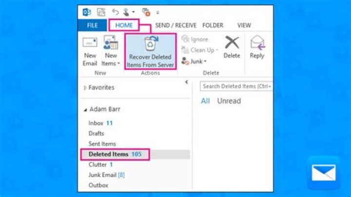 Can a deleted email account be recovered?