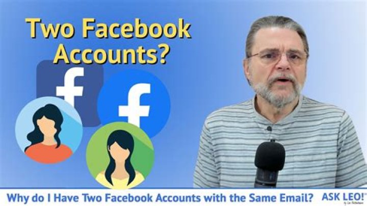 Can I have 2 facebook accounts with the same email address?