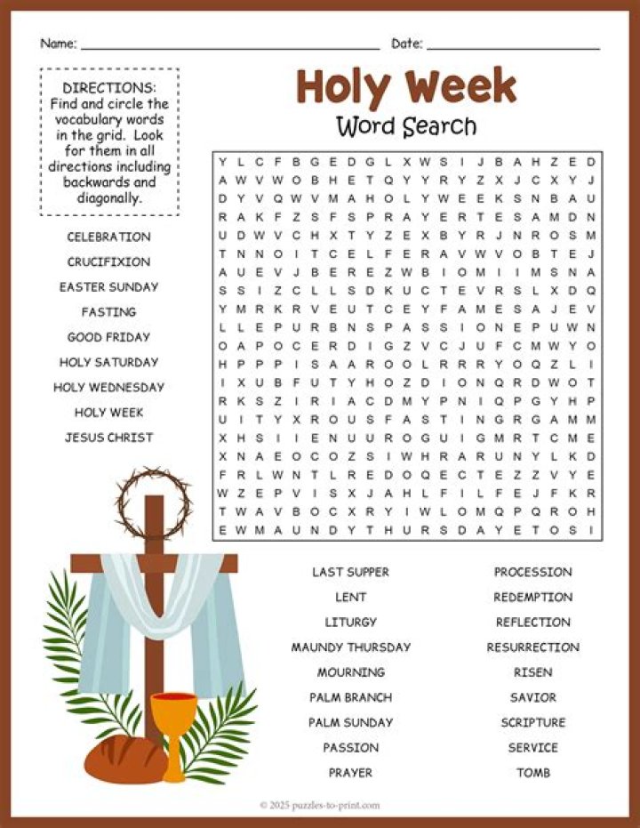 Catholic holy day Crossword Clue