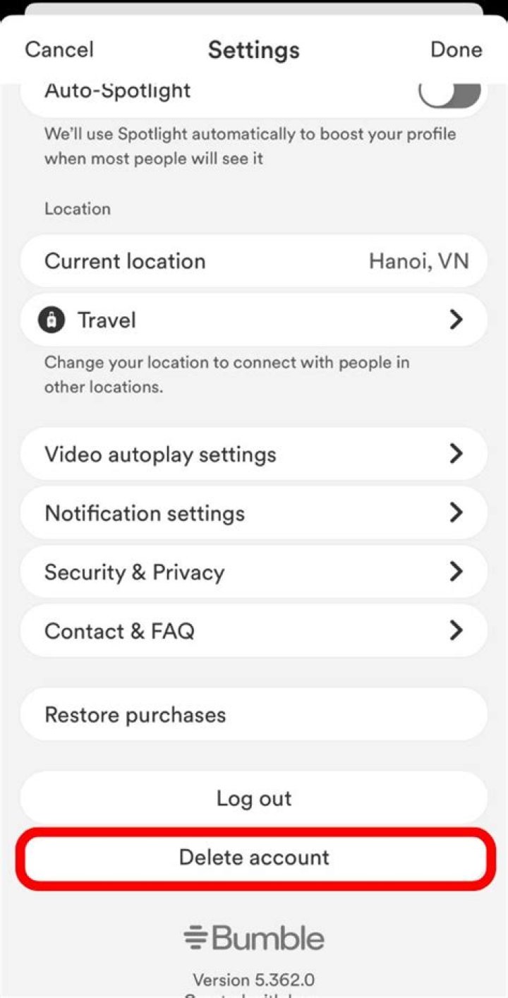 Does deleting Bumble app delete matches?
