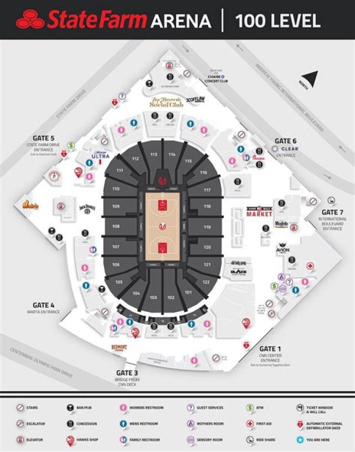 Does State Farm Arena Have Parking Lots?