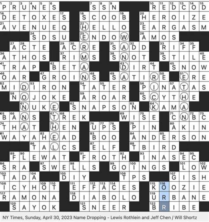 Gaggle components Crossword Clue NYT