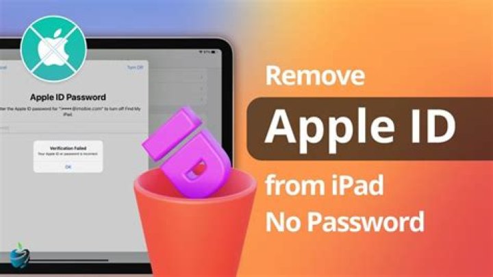 How can I delete an Apple ID without a password?