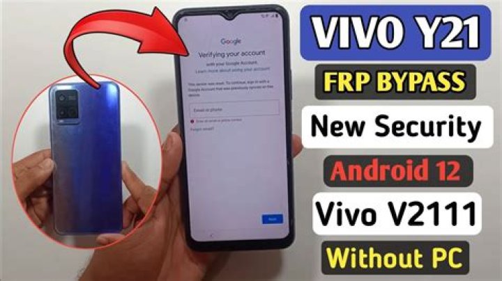 How can I remove Google account from vivo y21?