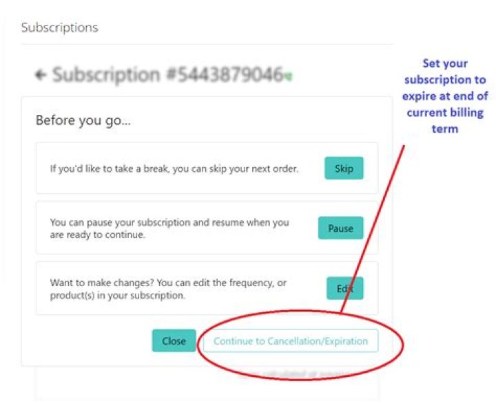 How do I cancel subscription?