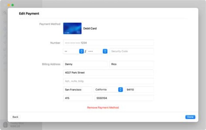 How do I delete a payment method on ps4?
