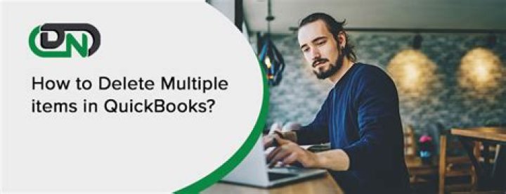 How do I delete multiple items in QuickBooks?