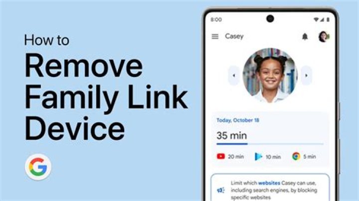 How do I delete my Google family link?