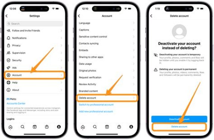 How do I delete my match com account on my iPhone?