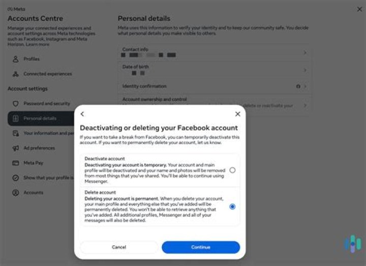How do I delete my Myspace account from my phone?