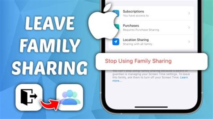 How do I leave family sharing under 13?