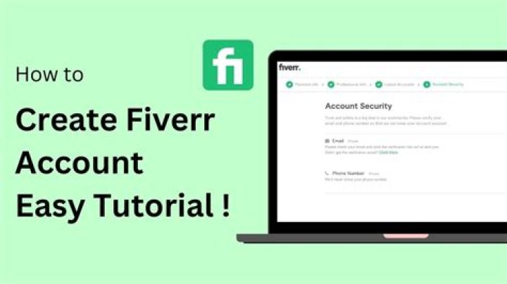 How do I make a good fiverr account?