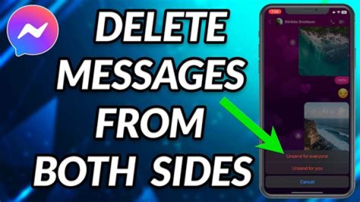 How do I permanently delete Messenger messages on both sides?