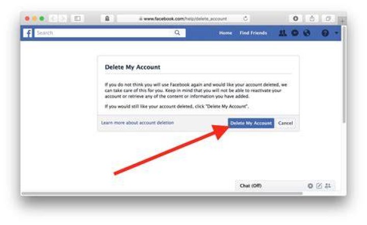How do I permanently delete my Facebook account 2022?
