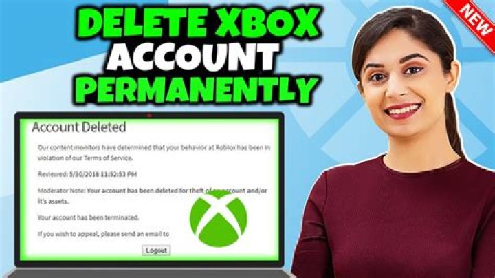 How do I permanently delete my Xbox Live account?