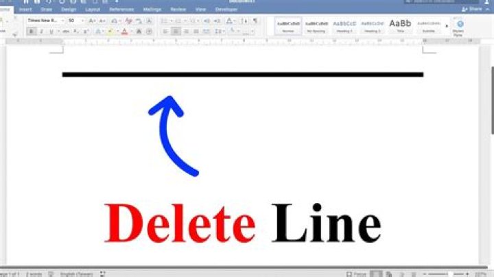 How do I remove a line from my computer?