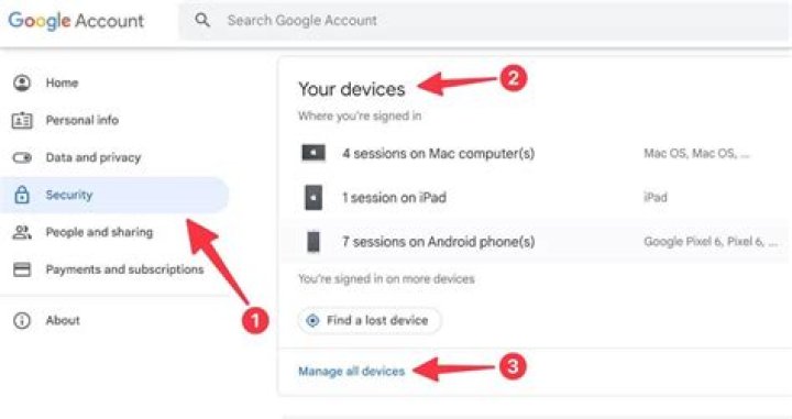 How do I remove a unknown device from my Google account?