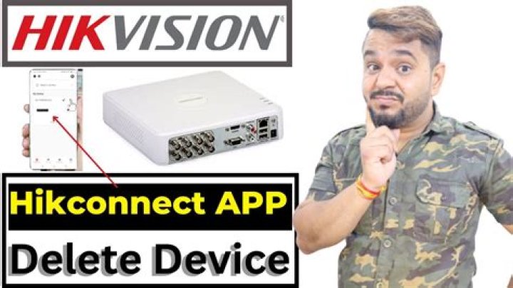 How do I remove devices from my HIK Connect app?