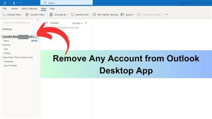 How do I remove Outlook from my phone?