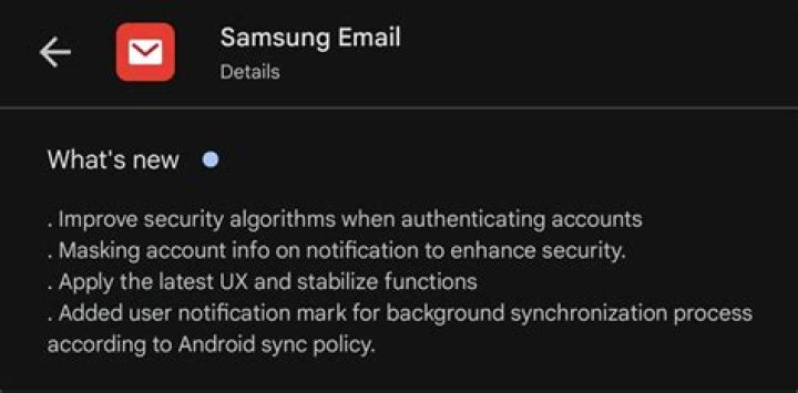 How do I turn off Samsung email app?