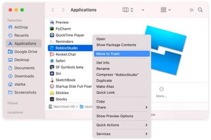 How do I uninstall Roblox on Mac 2022?
