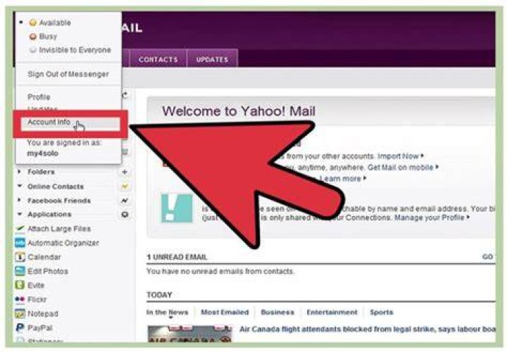 How do you delete a Yahoo email account on iPad?