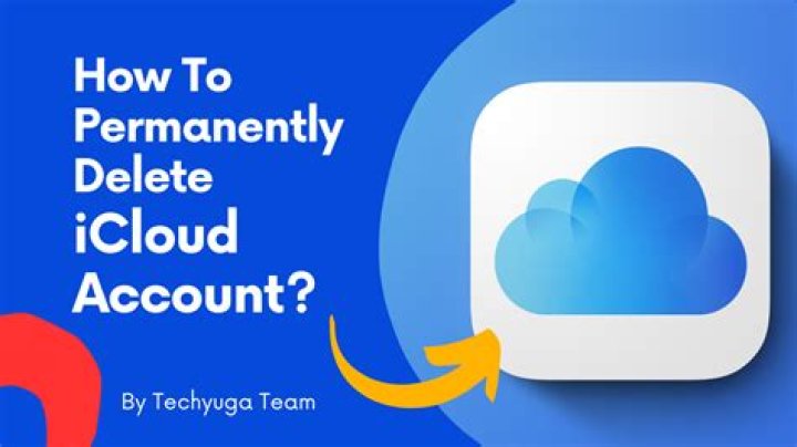 How do you delete an iCloud account permanently?