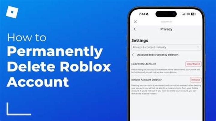 How do you delete someones Roblox account?
