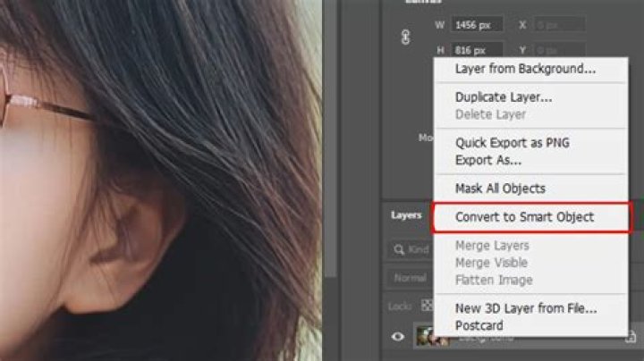how do you make a smart object mockup in photoshop?