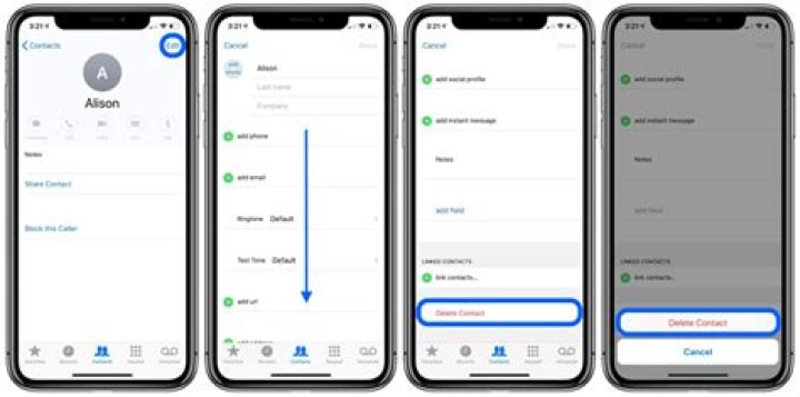 How do you permanently delete a phone number?