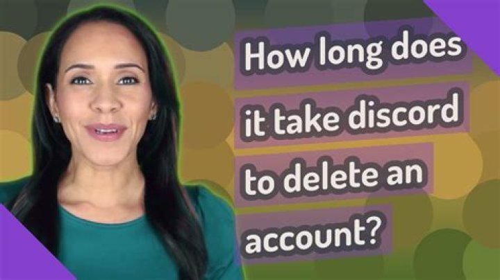 how long does it take discord to delete an account