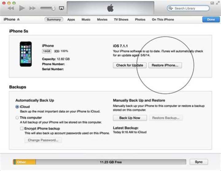 how long does it take to restore iphone from itunes backup?