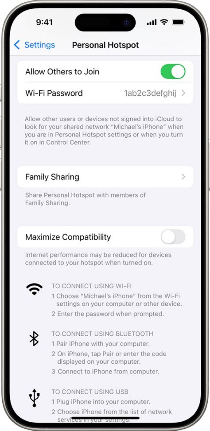 how to add hotspot to iphone?