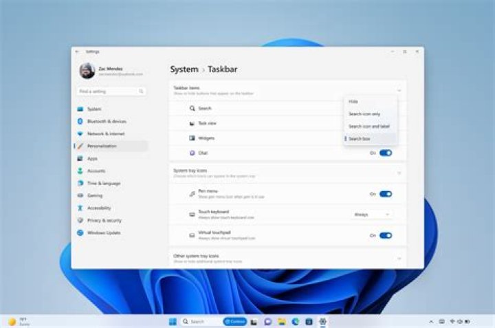 how to add search icon back to windows 11 taskbar?