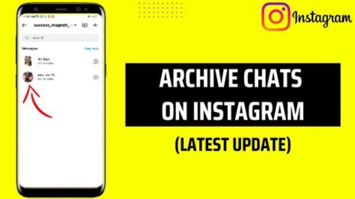 how to archive instagram messages?