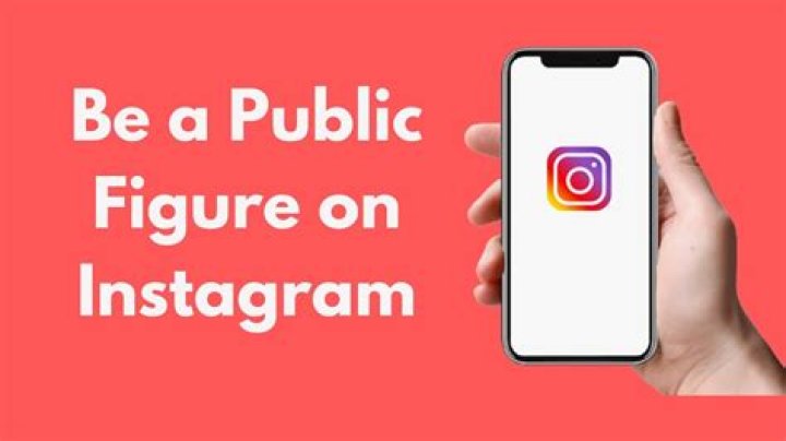 how to be public figure on instagram?