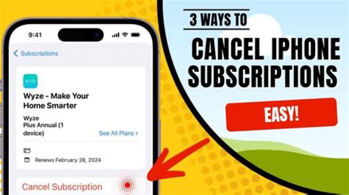 how to cancel splice subscription on iphone?