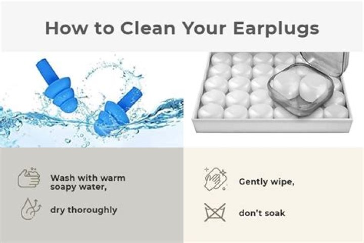 how to clean earplugs?