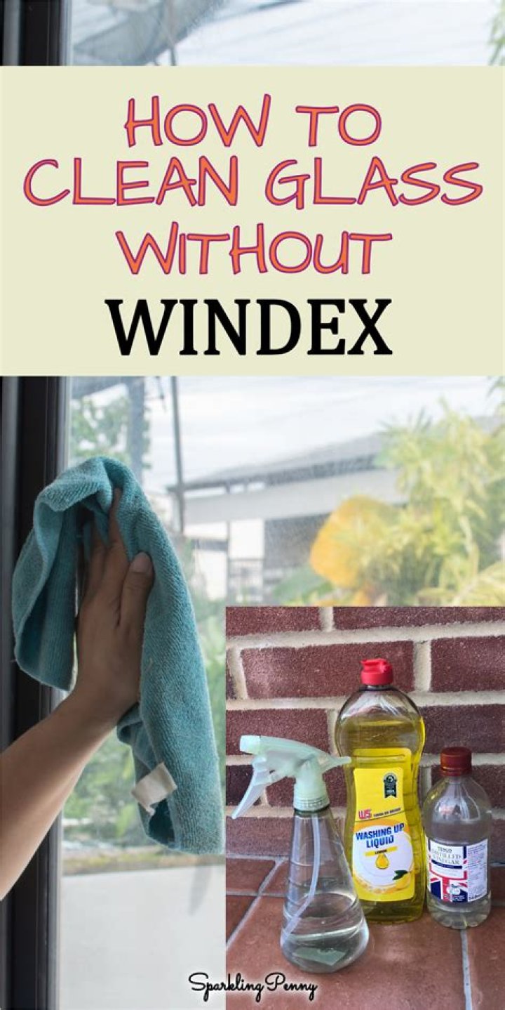 how to clean glass without windex?