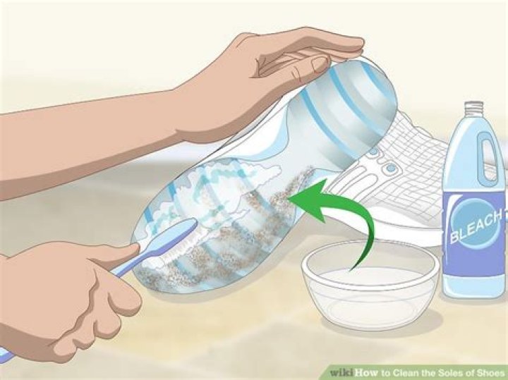 how to clean shoe soles?