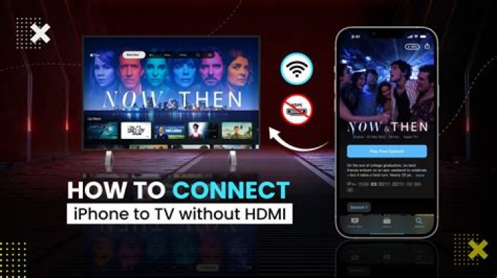 how to connect iphone to tv without hdmi?
