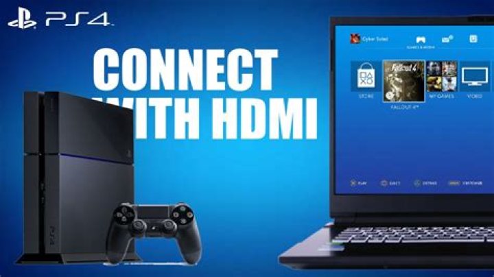 how to connect ps4 to a laptop?