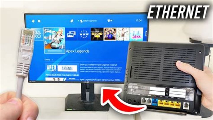 how to connect ps4 to ethernet?