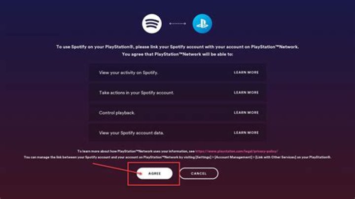 how to connect spotify to ps4?