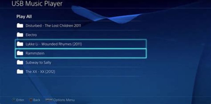 how to copy music to ps4?