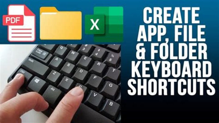 how to create keyboard shortcut to open a folder in windows 10?