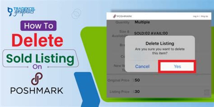 how to delete a sold listing on poshmark?